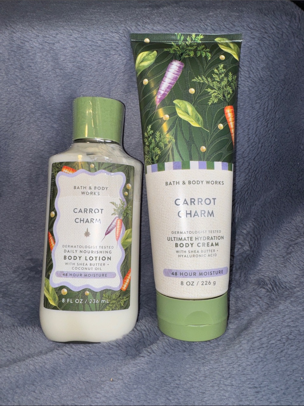 Bath & Body Works Carrot Charm Body Lotion & Cream Set